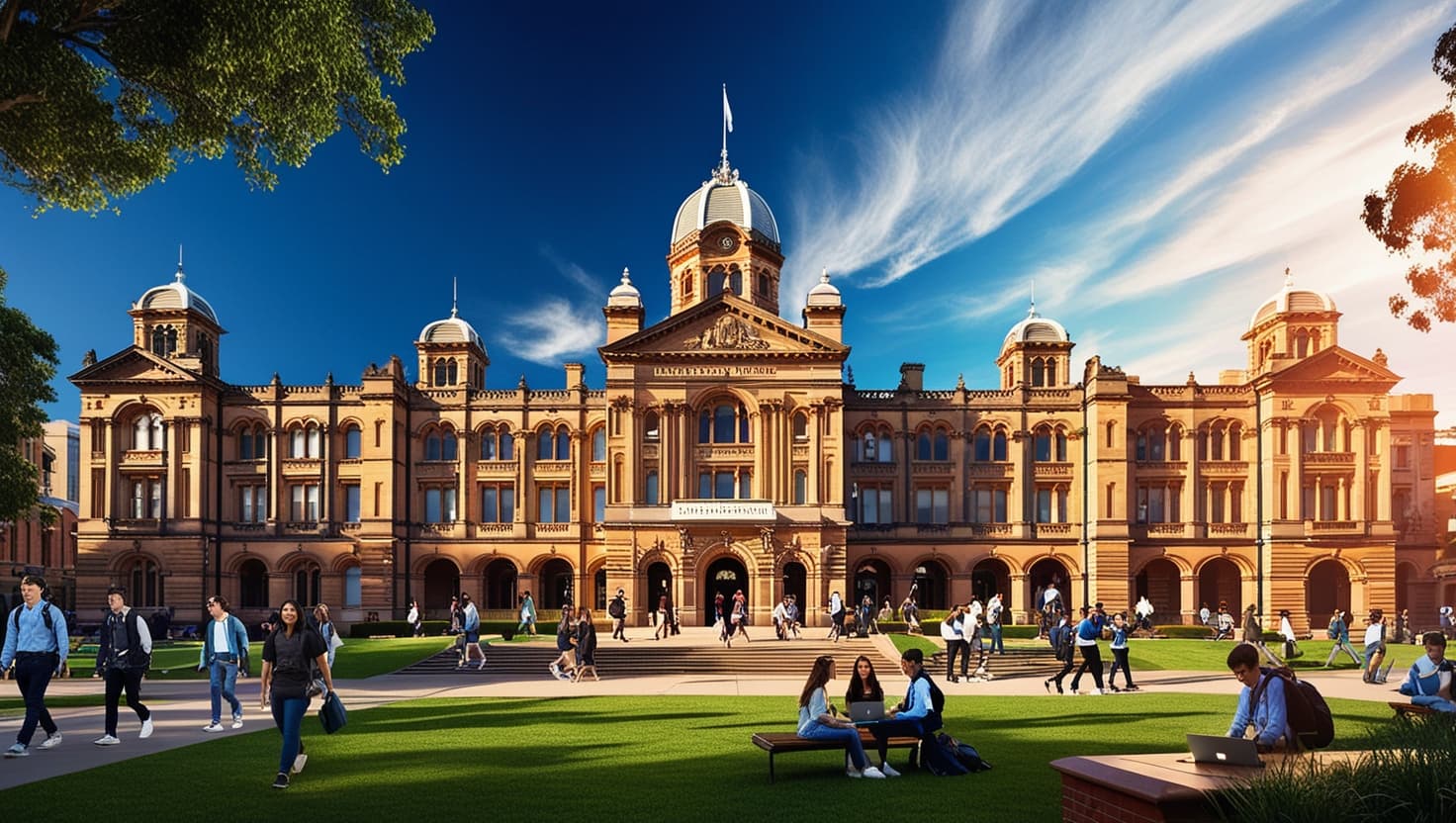 A picture of University of Melbourne. Get Admission in Australia